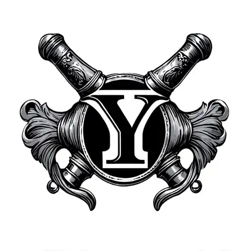 Vintage Western Spur With The Letter Y In It