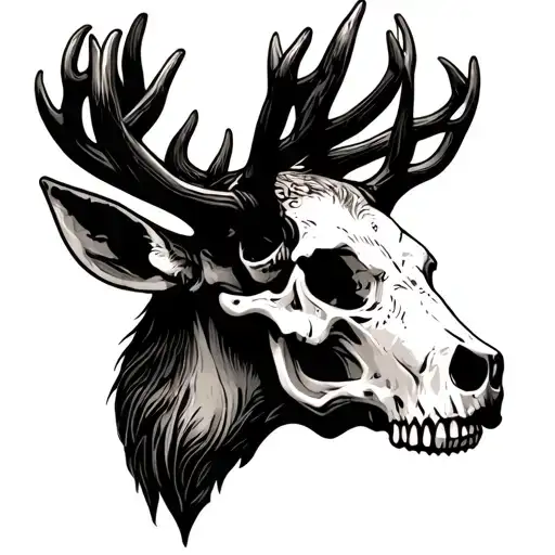 Scottish Dear Skull