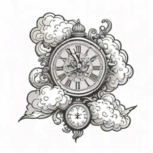 Clock And Cloud