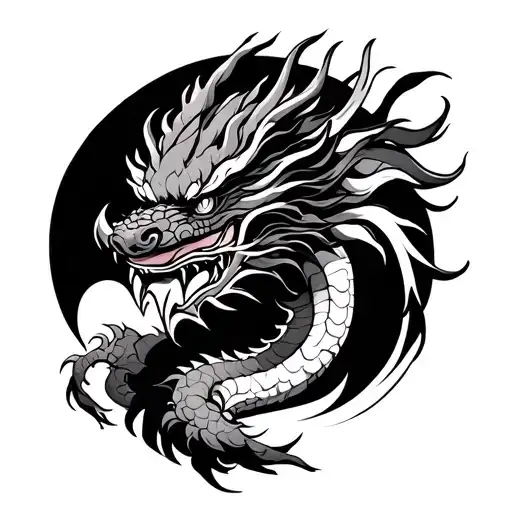 Japanese Oni Dragon