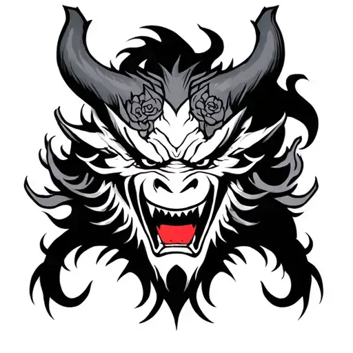 Japanese Oni Demon