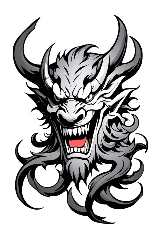 Japanese Oni Demon