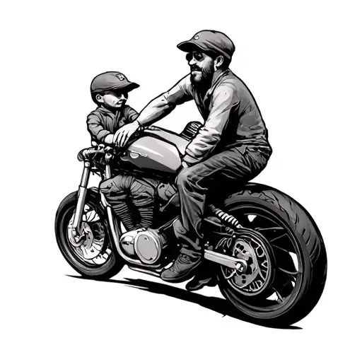 From Father To Son Motorbike