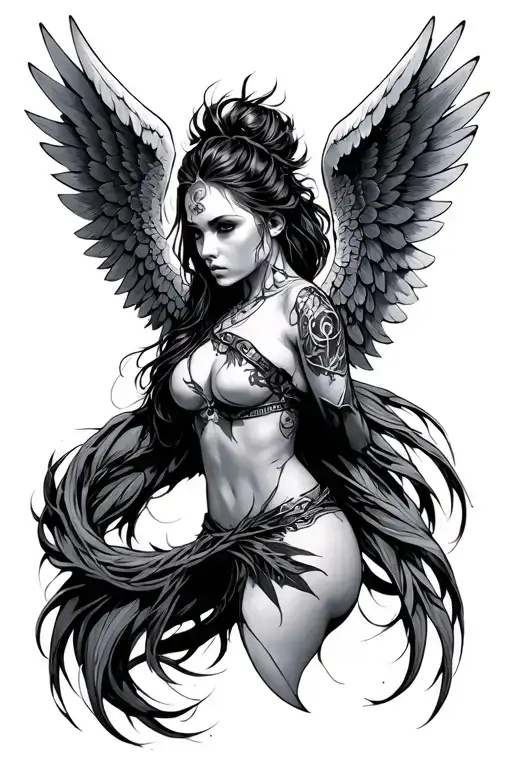 Bdsm Valkyrie Wings Intertwined