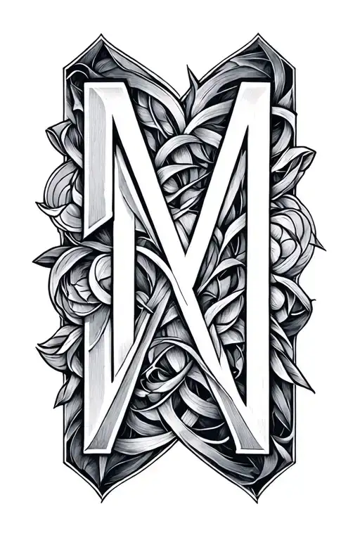 Lettres M C Escher Style