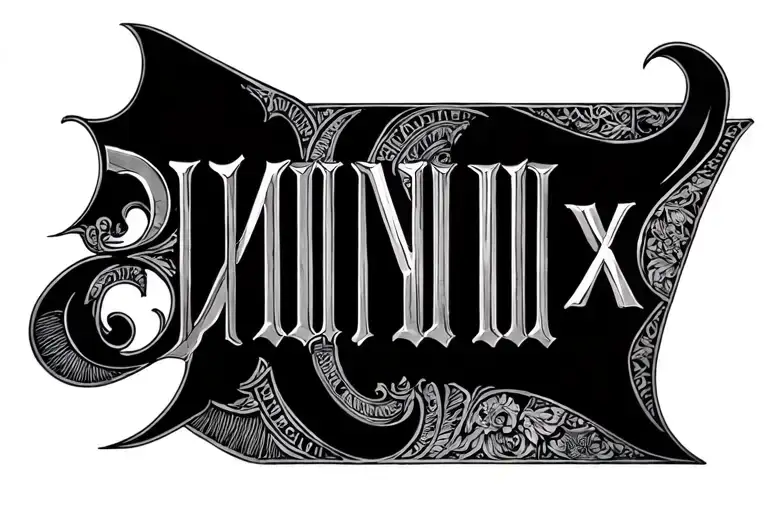 Roman Numeral With Name