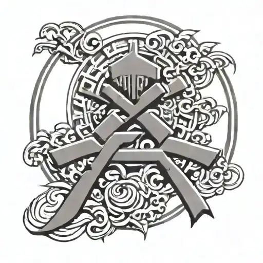 Kurai Japanese Symbol With A Collar Saying Kurai