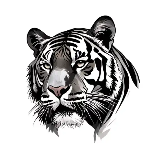 Cardinal And A Tiger