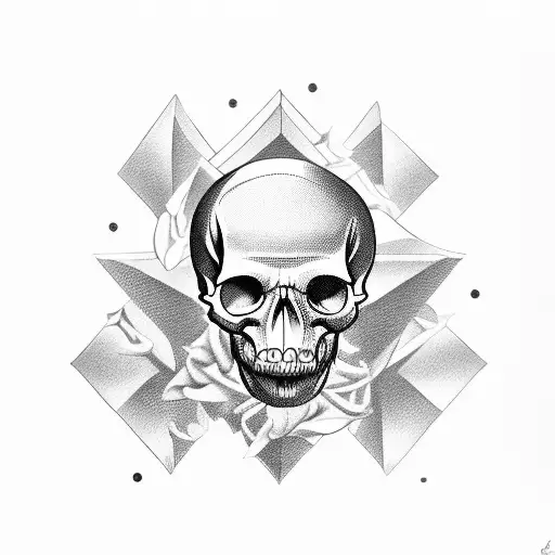 Chess Krone Rose Skull