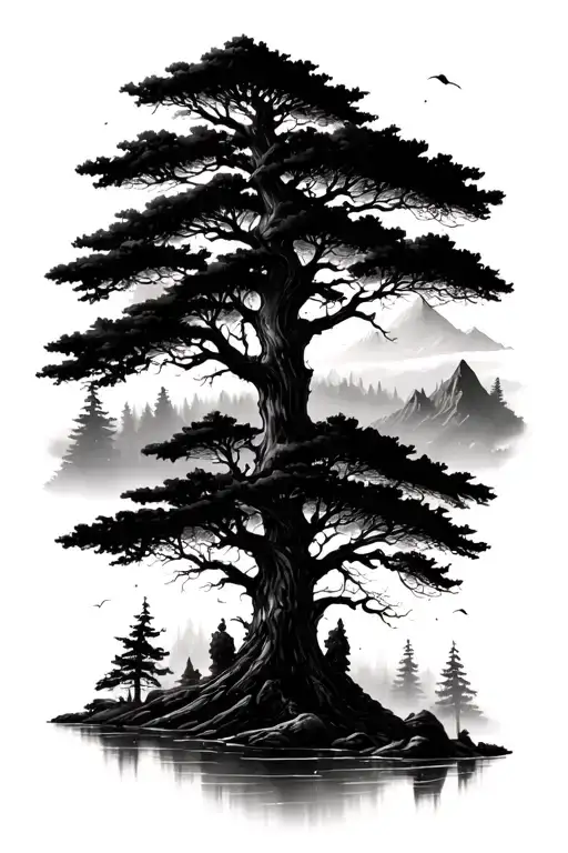 Massive Forest Landscape