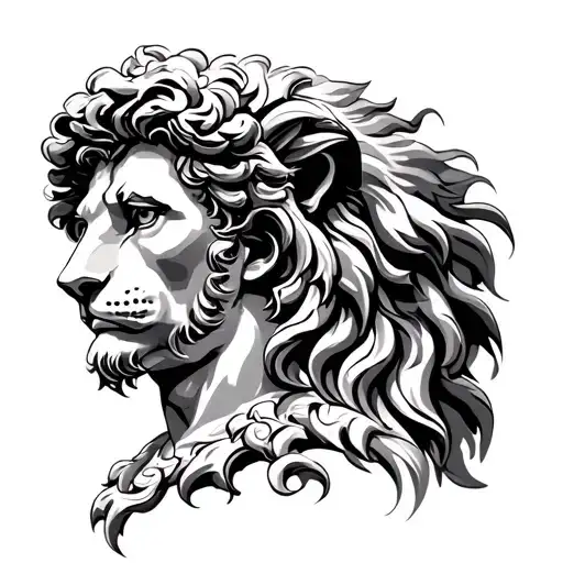 Alexander The Great And Lion