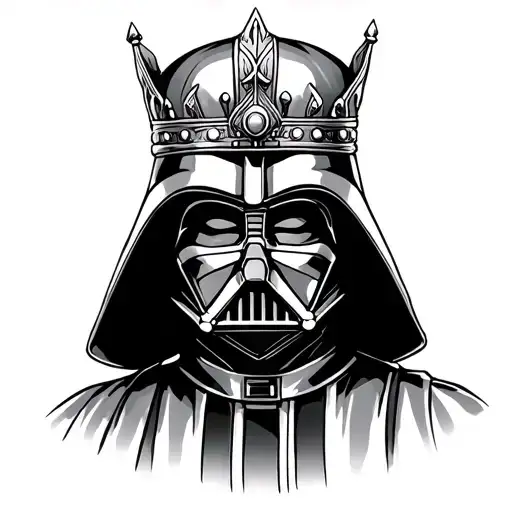 Darth Vader With A Crown