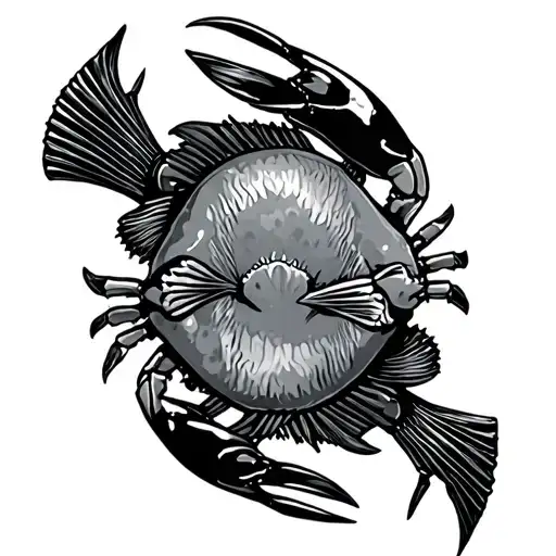 Fish And Crabs Joining