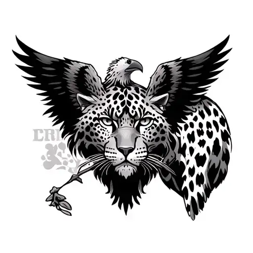 Double Headed Eagle And Leopard