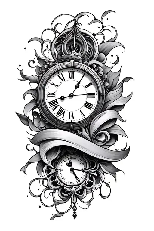 Clock Face Sleeve