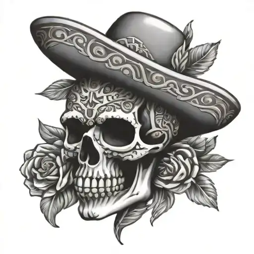 Mexican Culture And Skull