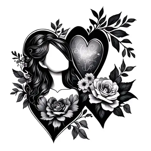 Floral Hearts 2013 Love Forever Couple