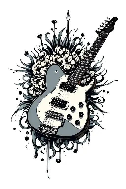 Line Art Fender Telecastor