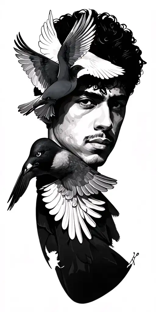 Forever Young Tony Badaoui Sept 24 1973-July 3 1992 With Doves