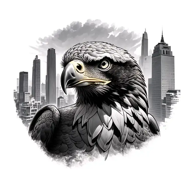 Eagle Who Looks Over A City