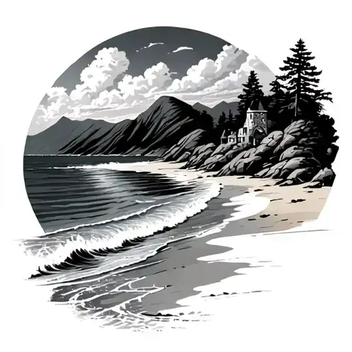 Celtic Beach Landscape