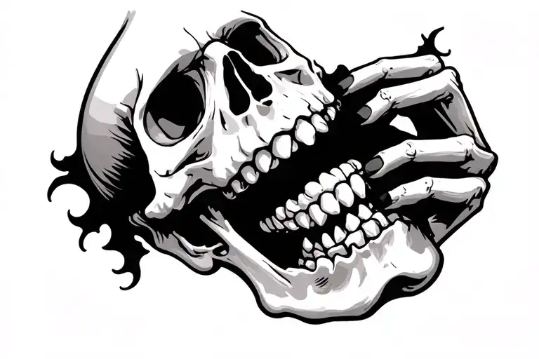 Skeleton Offering Tooth