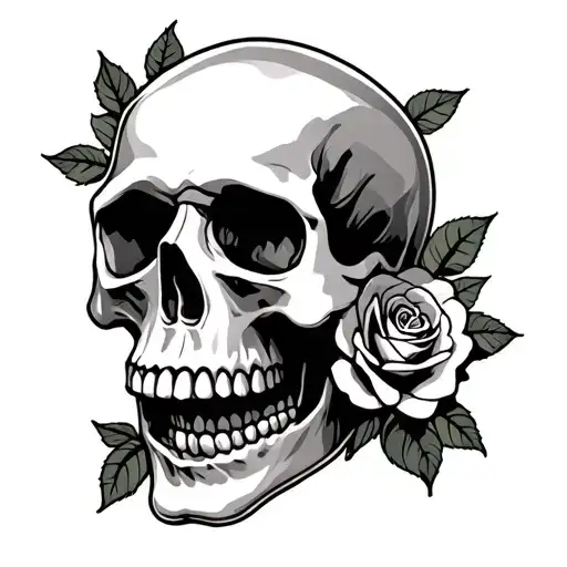 Skull And Roses