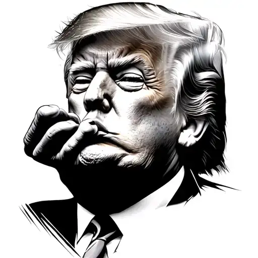 Donald Trump Blowing Kiss