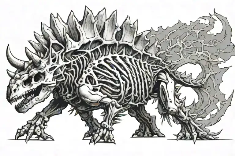 Stegosaurus Skeleton