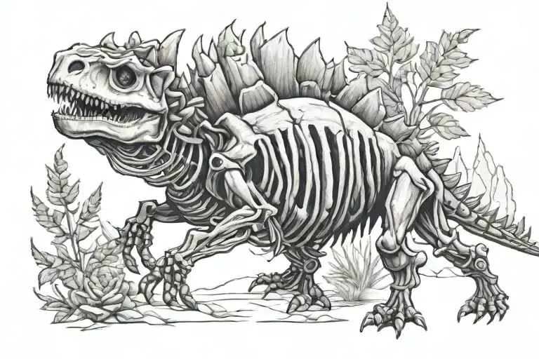 Stegosaurus Skeleton