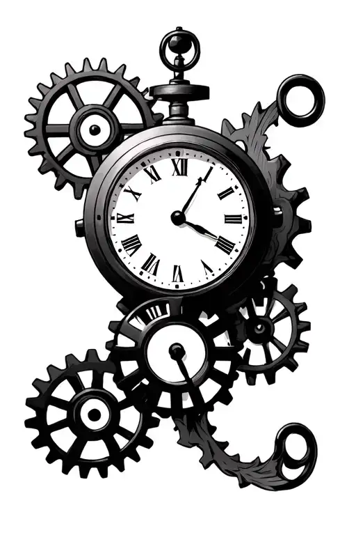 Clock And Gears