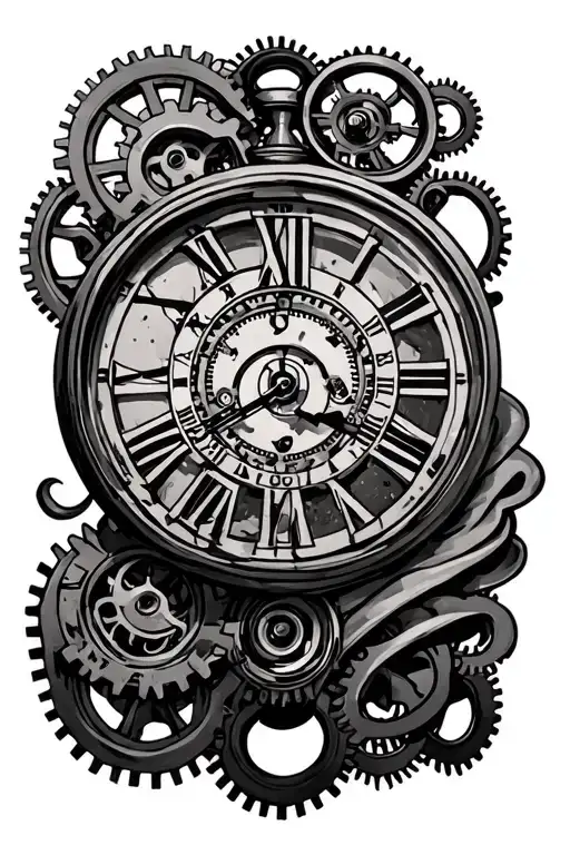 Clock And Gears