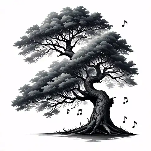 Tree With Musical Notes