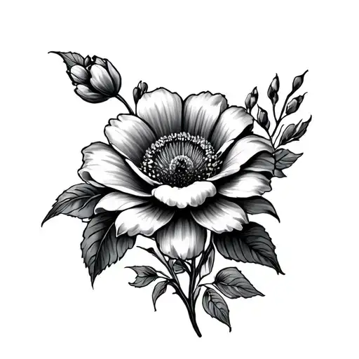 November & July Birth Flower