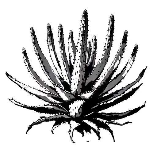 Arizona Desert Saguaro Agave