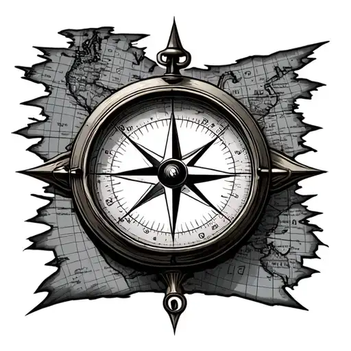 Compass And Map