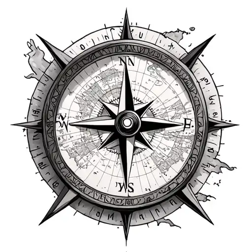 Compass And Map