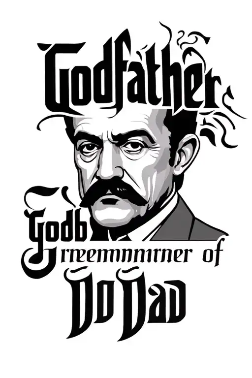 Godfather Logo Remembrance Of Dad Memorial