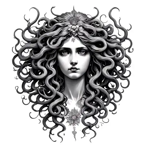 Hectate Persephone Medusa Face