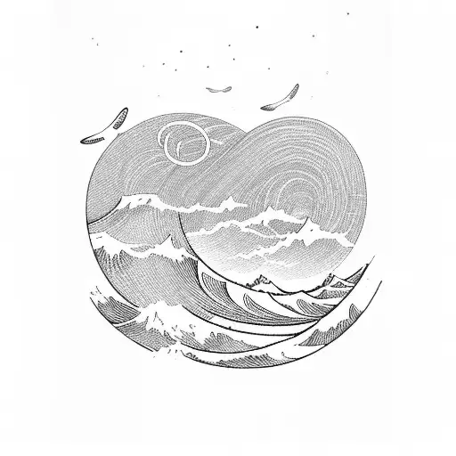 Waves Based On The Cover Of The Odyssey
