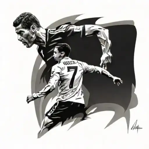 An Abstract Interpretation Of A Champions League Match Featuring Cristiano Ronaldo