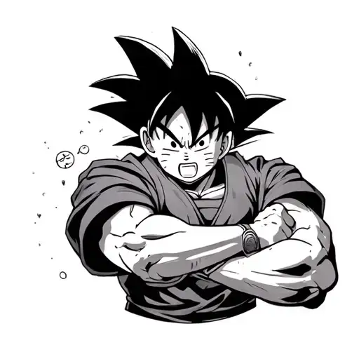 Goku Naruto Luffy Arm