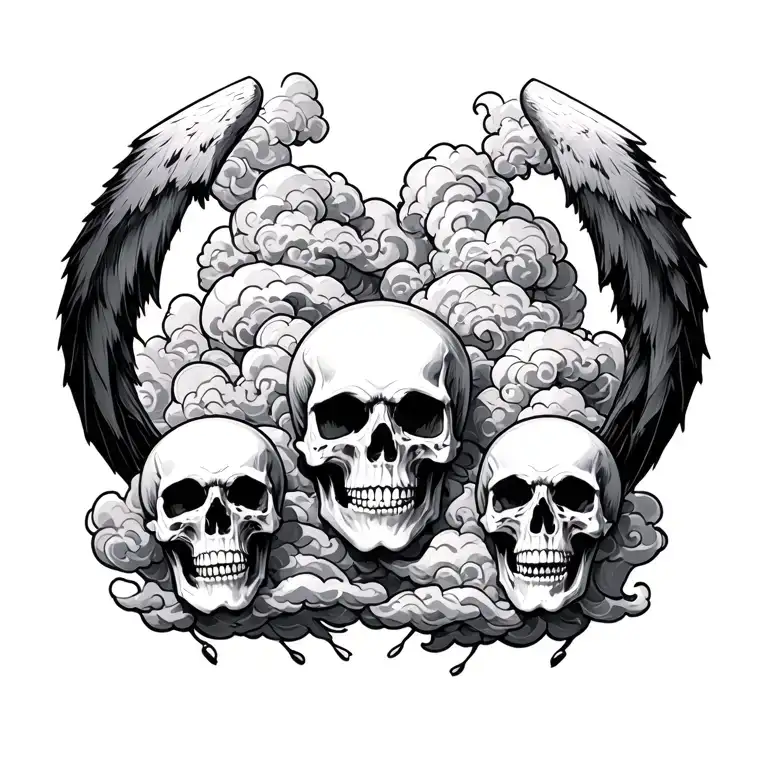 Angles An Skulls Rip Clouds