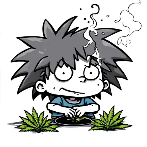Rugrats Cartoon Characters Smoking Weed