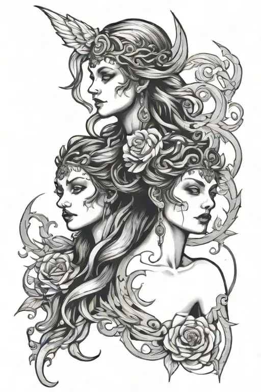 Hecate The Triple Goddness