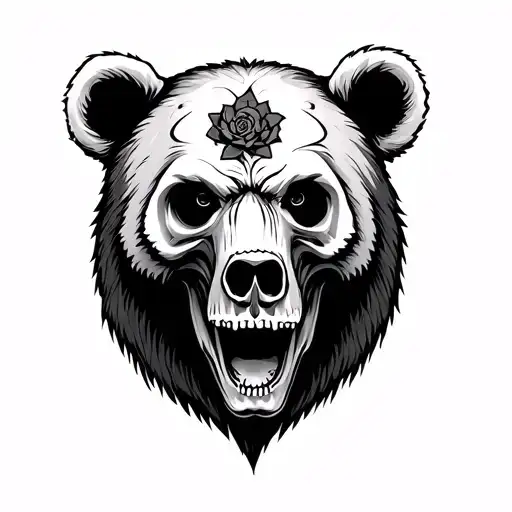 Dead Head With Bear