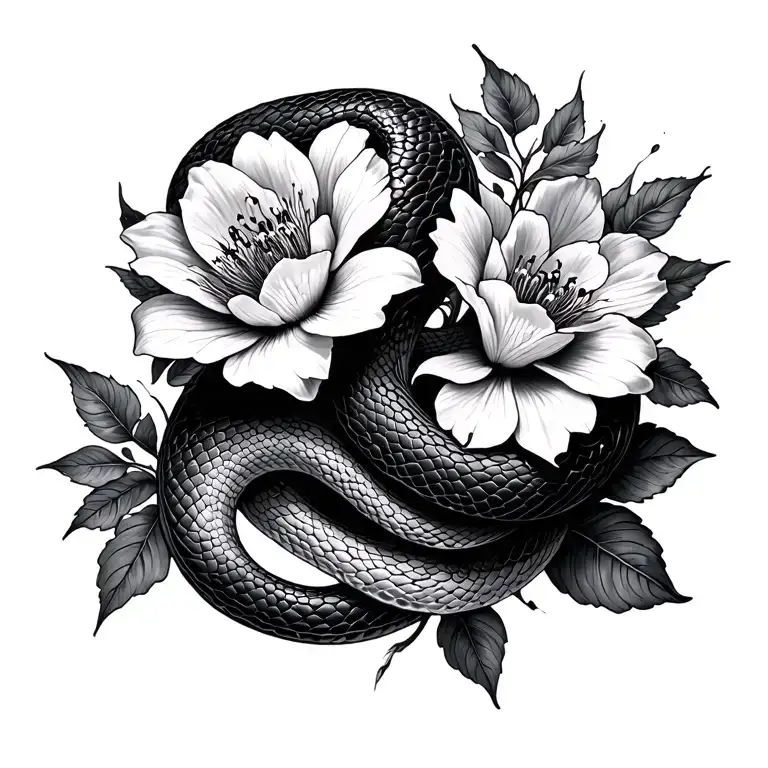 Flowers Snake