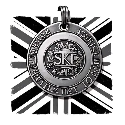 British Circle Dog Tag