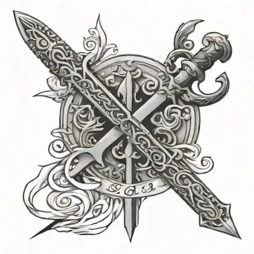 Sword With 8744 On It Brother Sister Bond