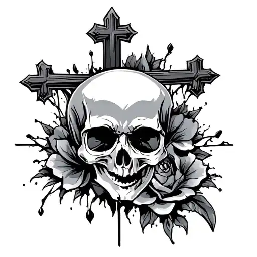 Cross And Skull